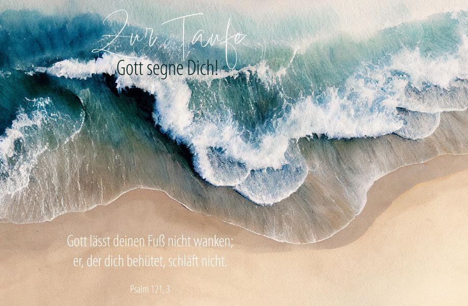 Faltkarte "Zur Taufe"