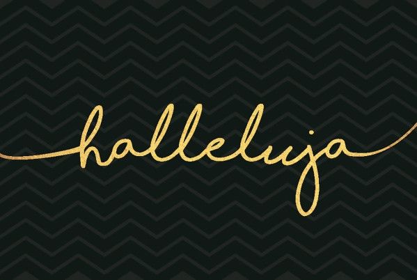 Faltkarte - Halleluja