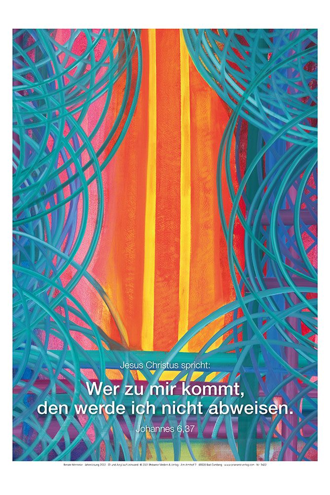 Jahreslosung 2022 - Kunstblatt 40 x 60cm