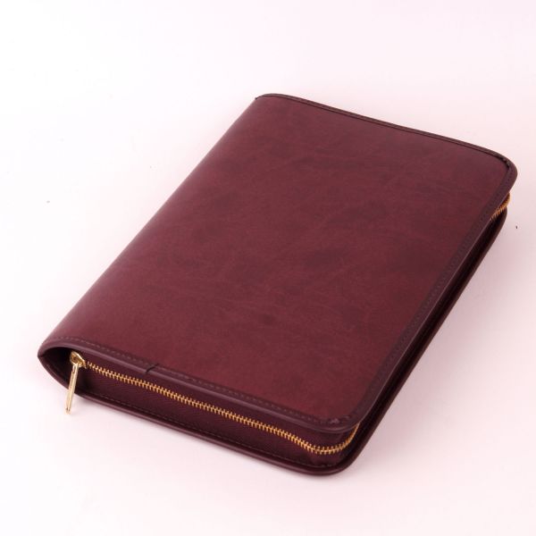 Bibelhülle Appleskin glatt m.Prägung Fisch 22x14,7x3,8 - rotbraun