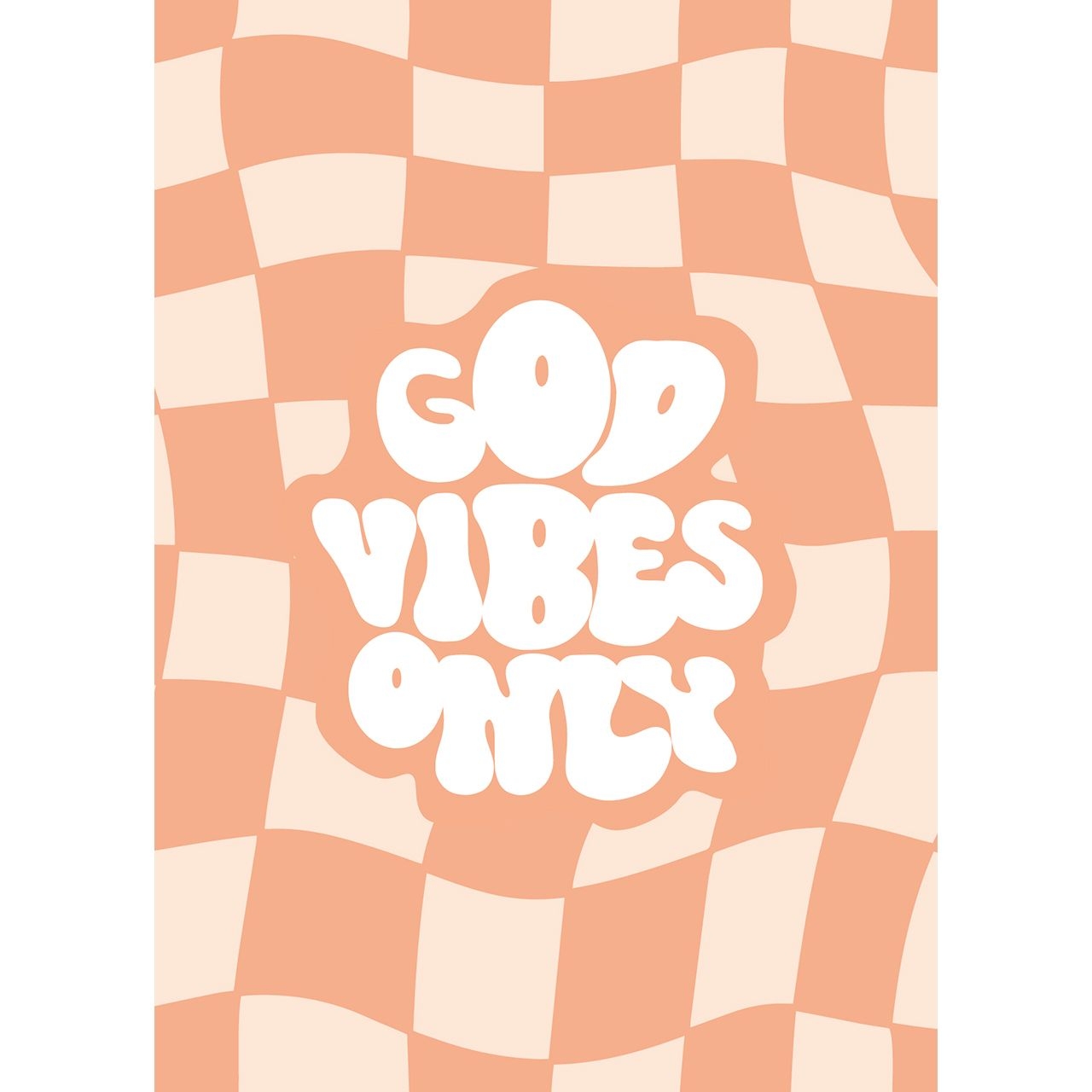 Postkarten: God vibes only 4 Stück