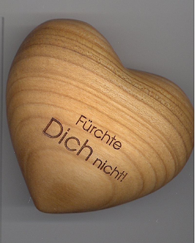 Handschmeichler Herz "Fürchte Dich nicht"