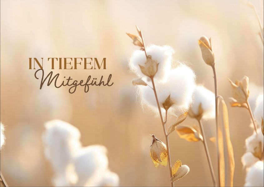 Faltkarte - In tiefem Mitgefühl