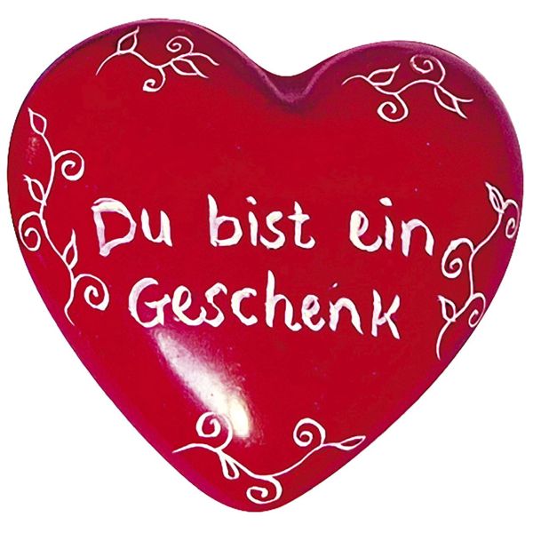 Handschmeichler-Herz: Du bist ein Geschenk