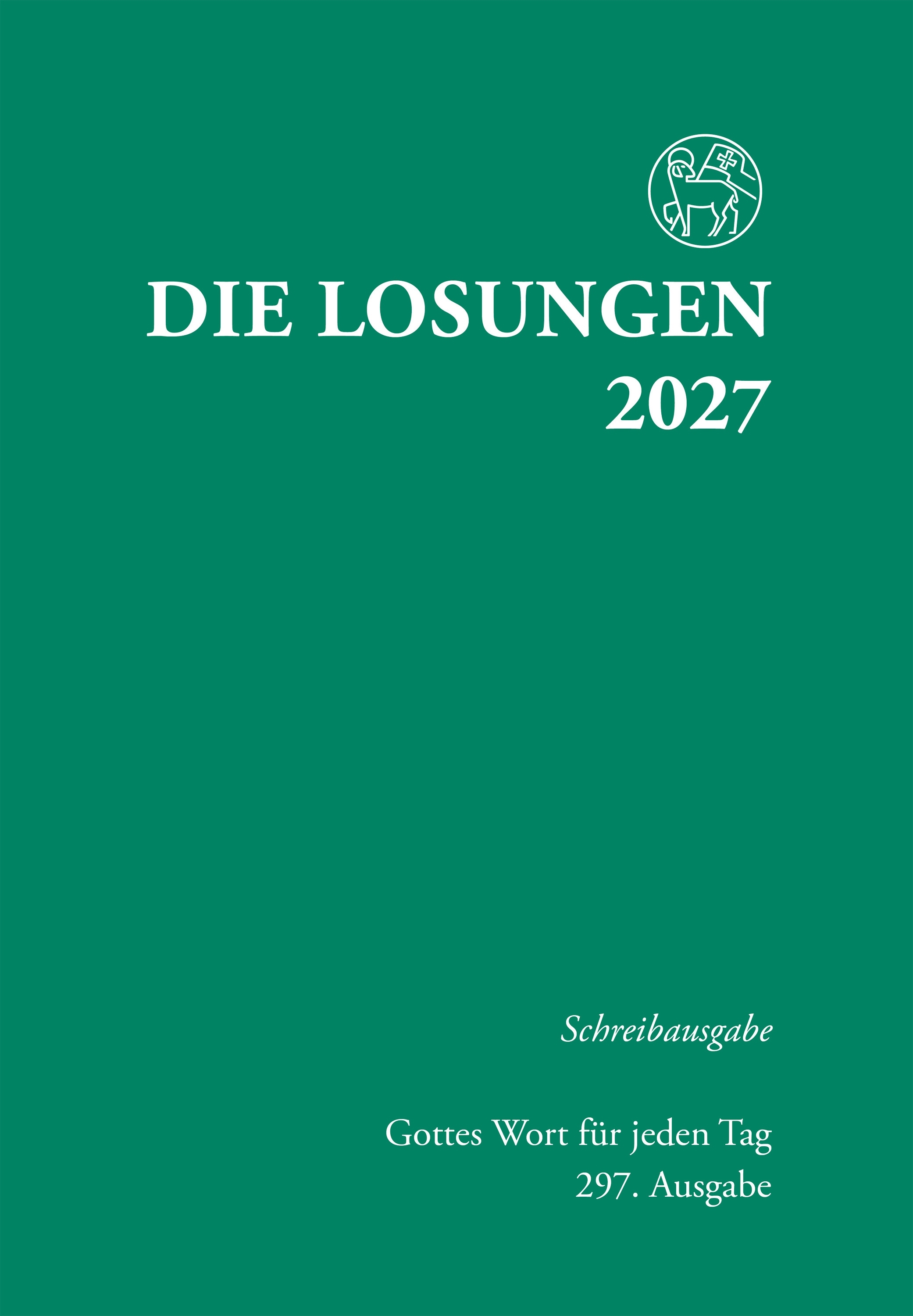 Losungen 2027 grün, Schreibausgabe