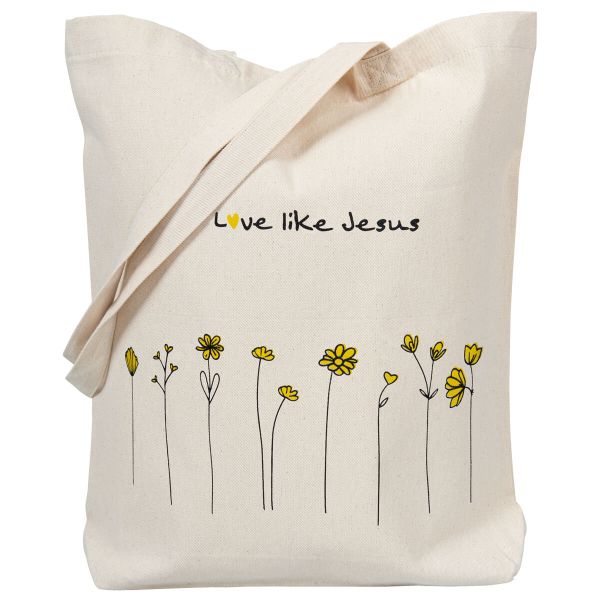 Baumwolltasche "Love like Jesus"