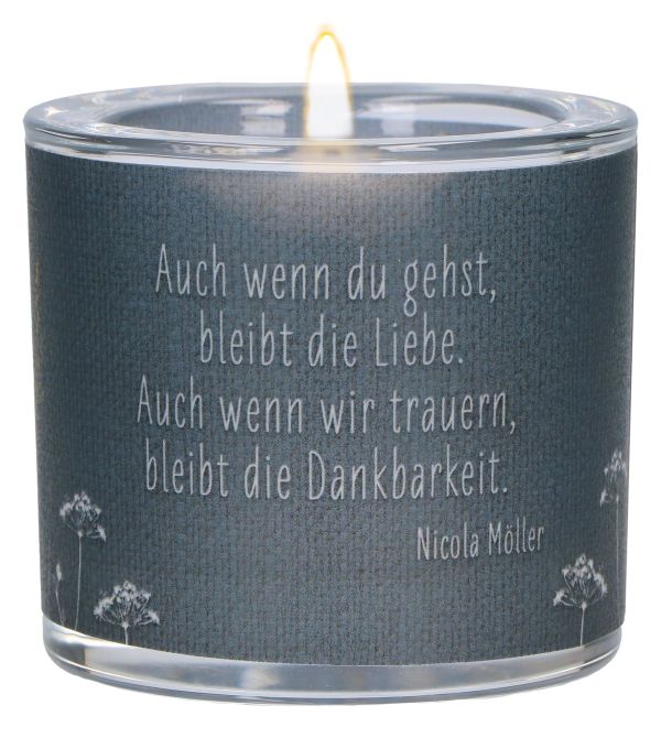 Windlicht LichtMomente "Die Liebe bleibt"