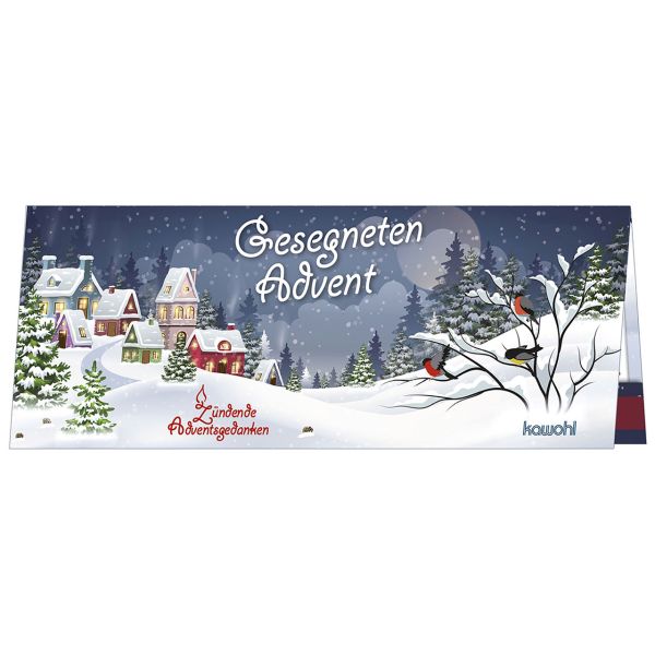 Streichholz-Adventskalender "Gesegneten Advent"