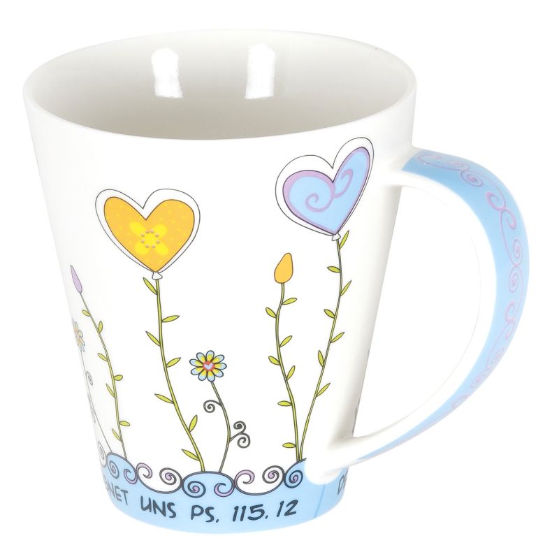 Jumbotasse "Herzen"
