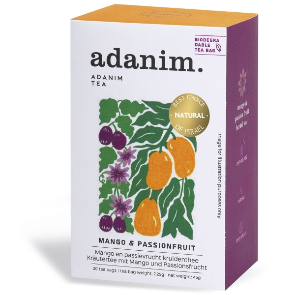 Kräutertee mit Mango und Passionsfrucht