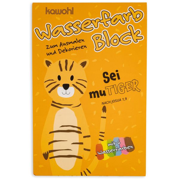 Wasserfarbblock "Sei muTiger"