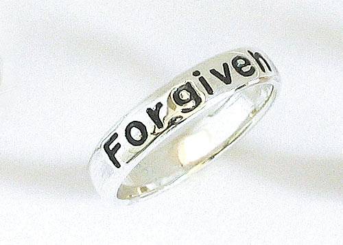 Fingerring "Forgiven" - Unigröße