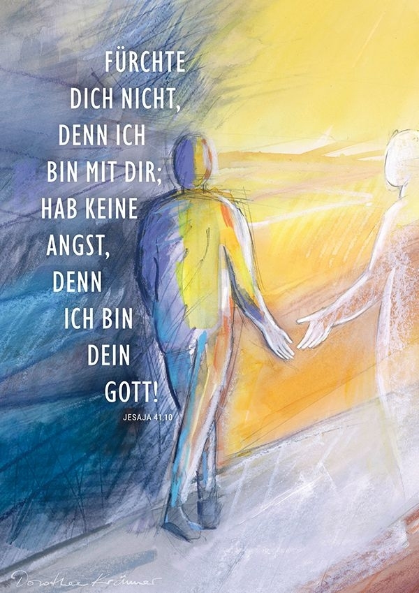 Jahreslosung 2027 - Kunstblatt "Mit dir" A4