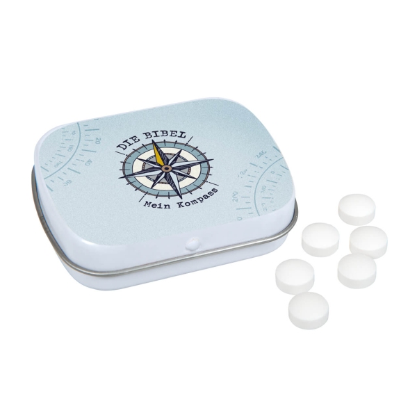 Pfefferminz-Döschen "Kompass"
