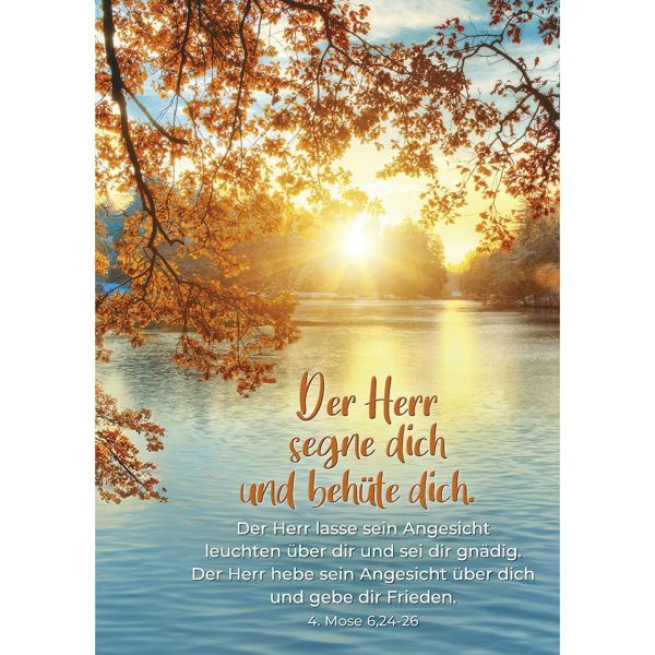 Postkarten: Der Herr segne und behüte dich, 4 Stück