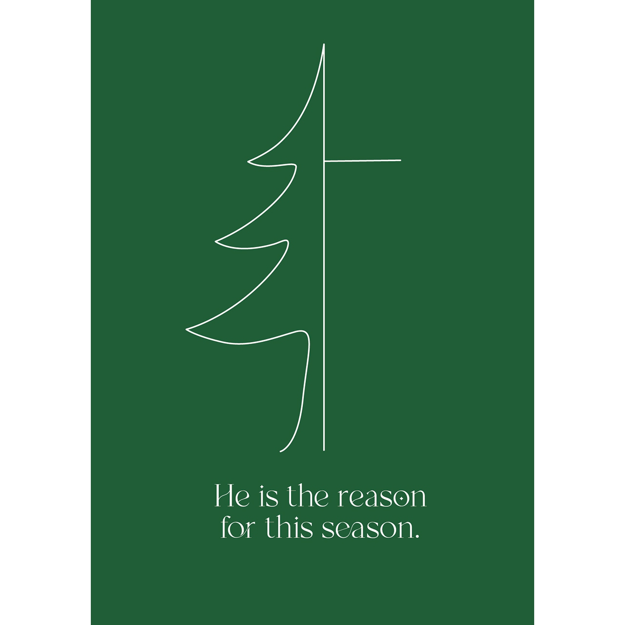 Postkarten: He is the reason... 4 Stück