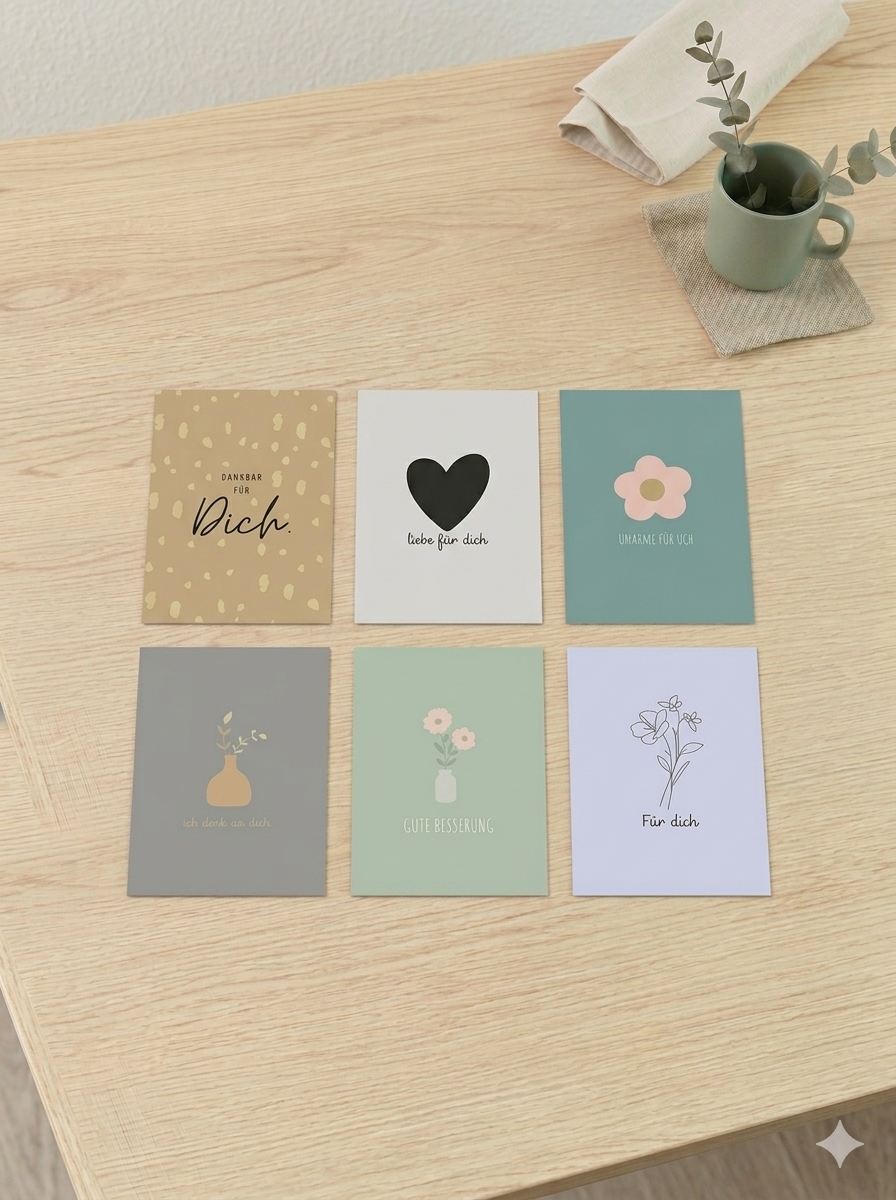 Postkartenset "Für dich"