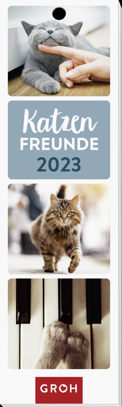 Für Katzenfreunde 2023 - Lesezeichenkalender