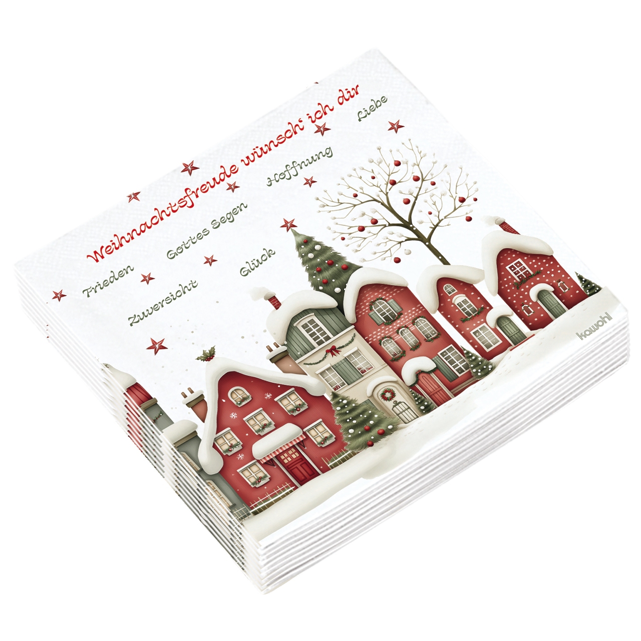Servietten "Weihnachtsfreude wünsch' ich dir"