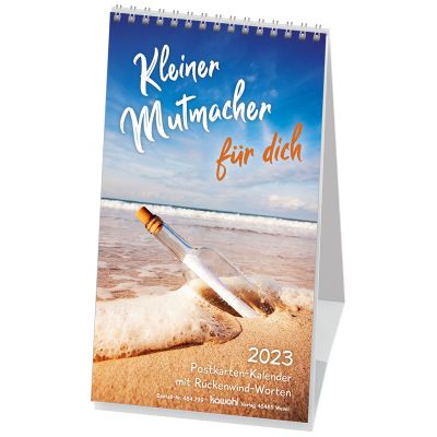 Kleiner Mutmacher für dich 2023 - Postkartenkalender