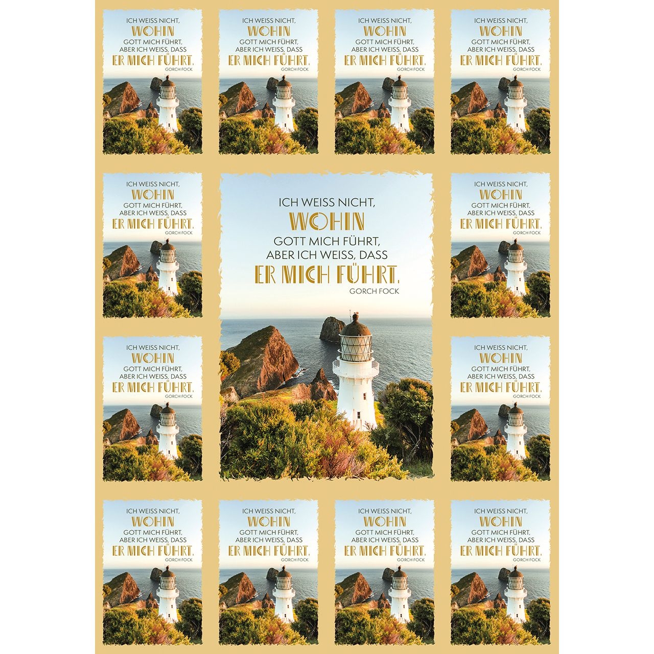 Aufkleber-Grußkarten: Ich weiss nicht, 4 Stück