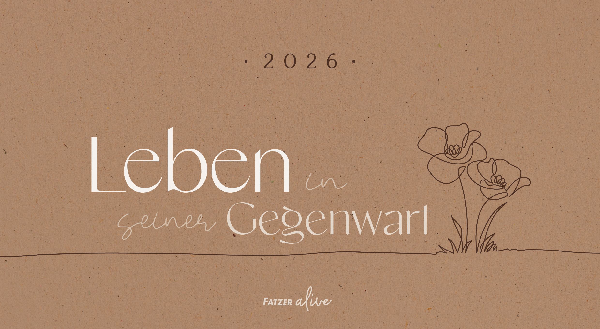 Leben in seiner Gegenwart 2026 - Postkartenkalender