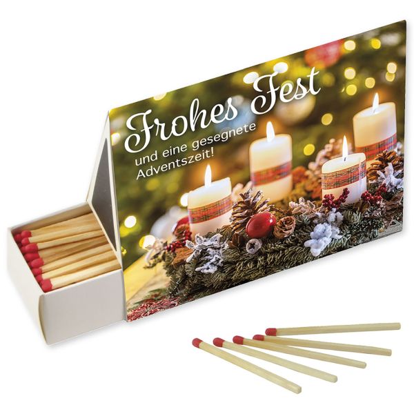 Zünd-Haus-Schachtel: Frohes Fest