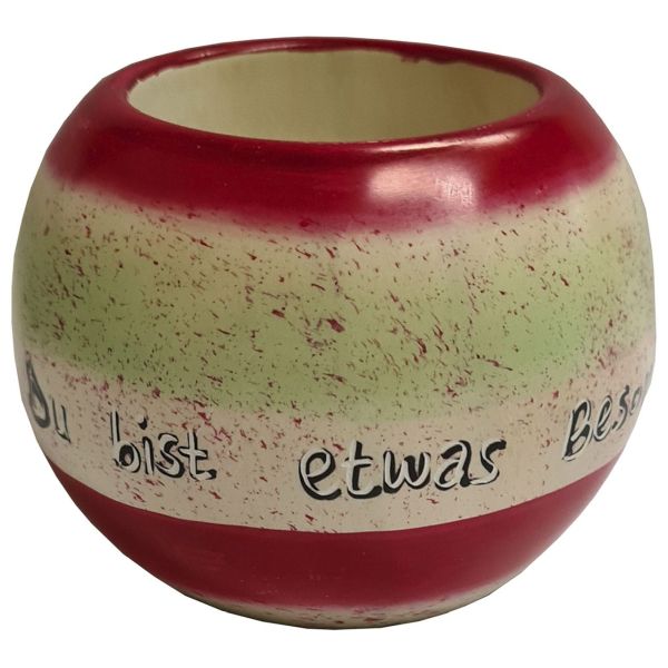 Teelichthalter Speckstein "Du bist etwas Besonderes"