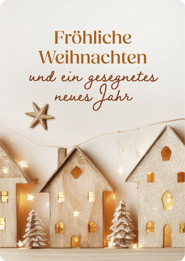 Postkarte - Fröhliche Weihnachten