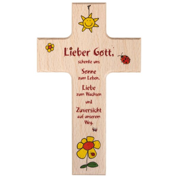 Holzkreuz Sonne