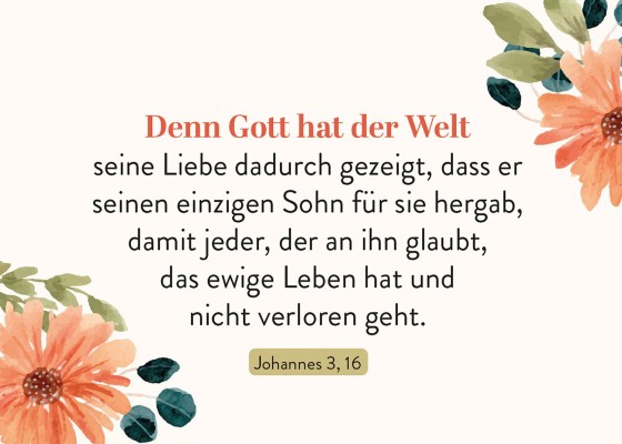 Spruchkärtchen mit Bibelworten 5 "Liebe"