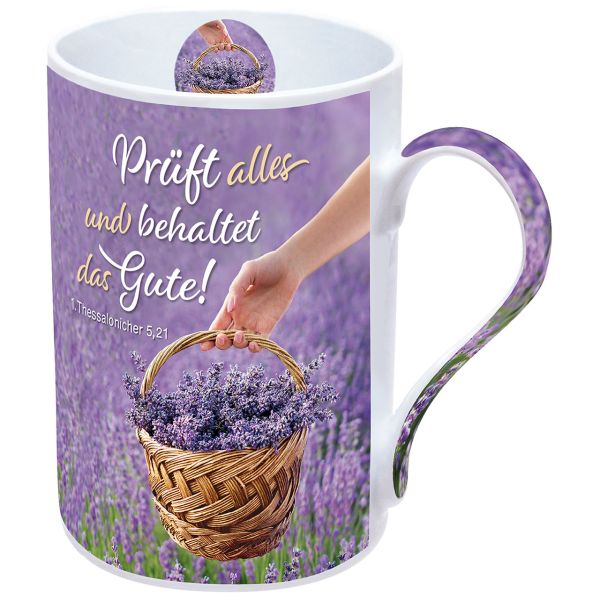 Fototasse "Prüft alles und behaltet das Gute!"