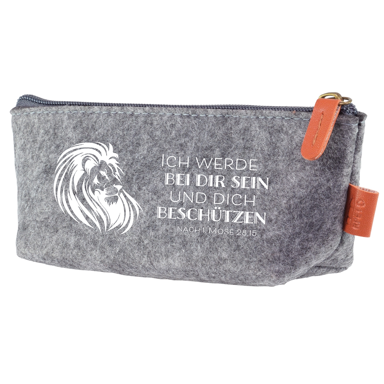 Filz-Etui "Ich werde bei dir sein und dich beschützen"