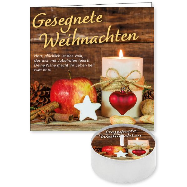 Lichtgruß "Gesegnete Weihnachten"