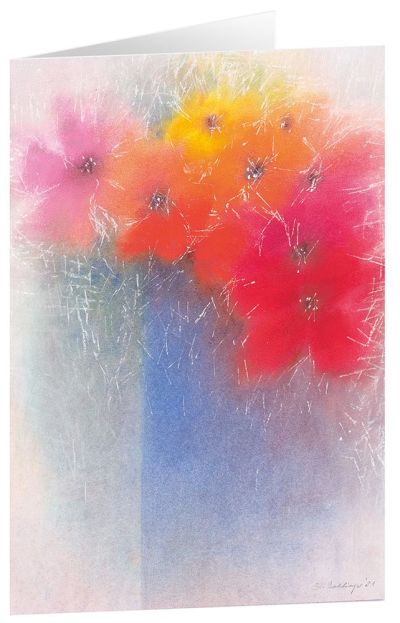 Kunstkarten "Blumenstrauß" 5 Stk.
