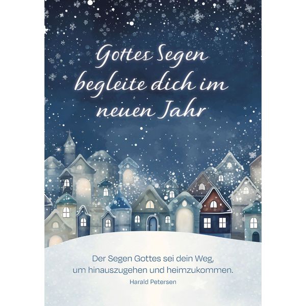 Postkarten: Gottes Segen begleite dich 4 Stk.