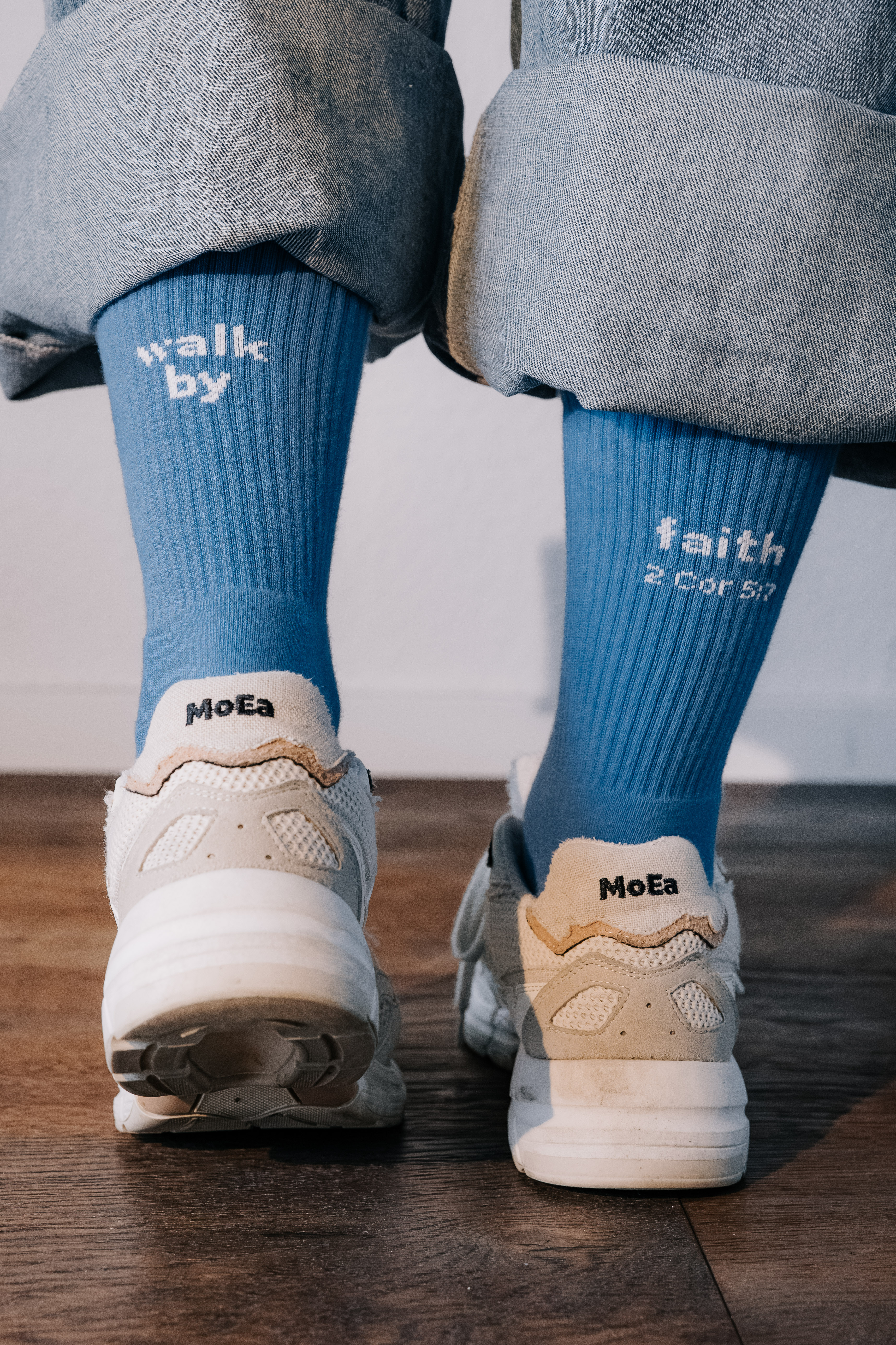 FW Socken WALK BY FAITH - hellblau