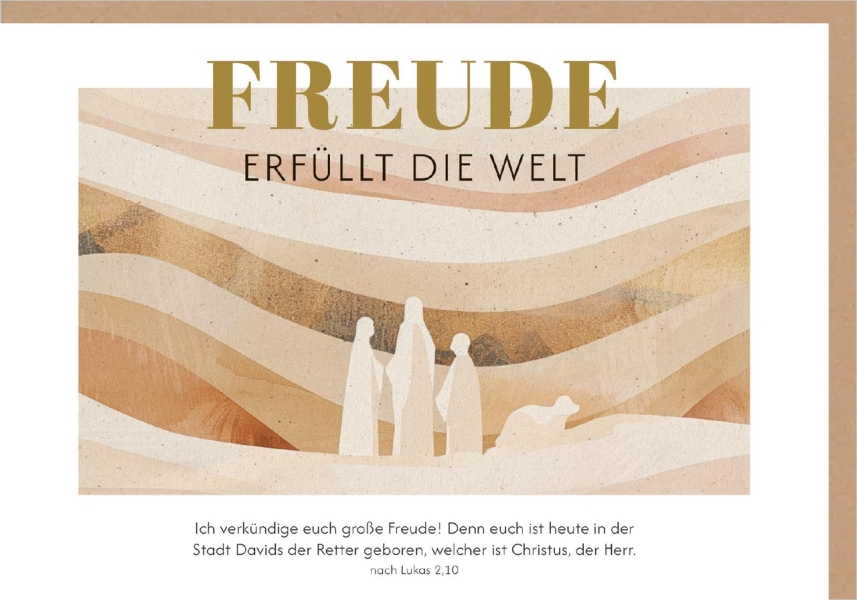 Faltkarte "Freude erfüllt die Welt"