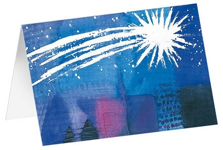 Kunstkarten "Stern über Bethlehem" 5 Stk.