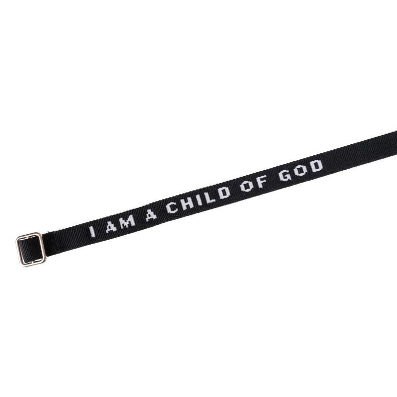 Armband "I Am a child of God" - schwarz