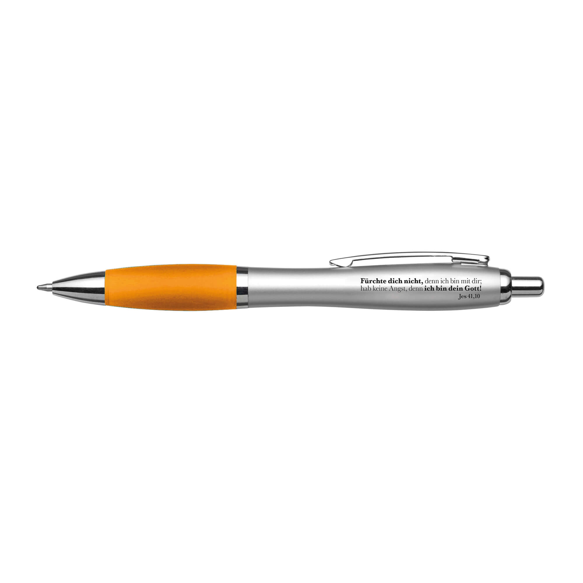 Jahreslosung 2027 - Kugelschreiber orange