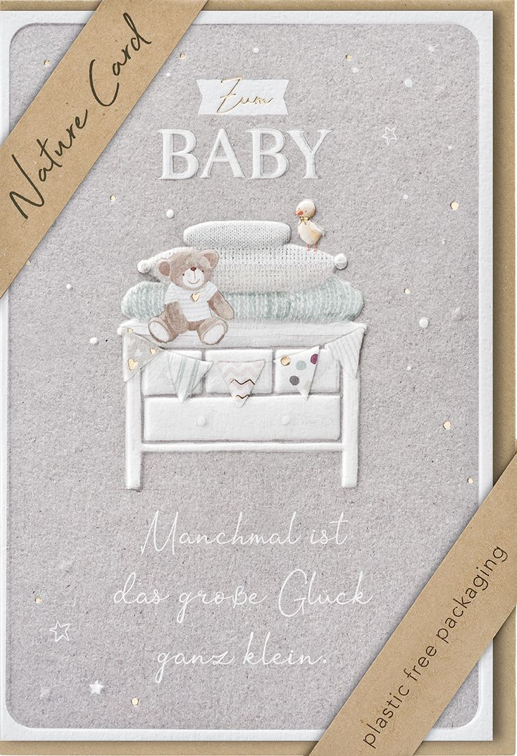 Faltkarte "Zum Baby"