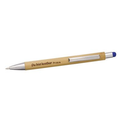 Kugelschreiber "Bambus" - blau