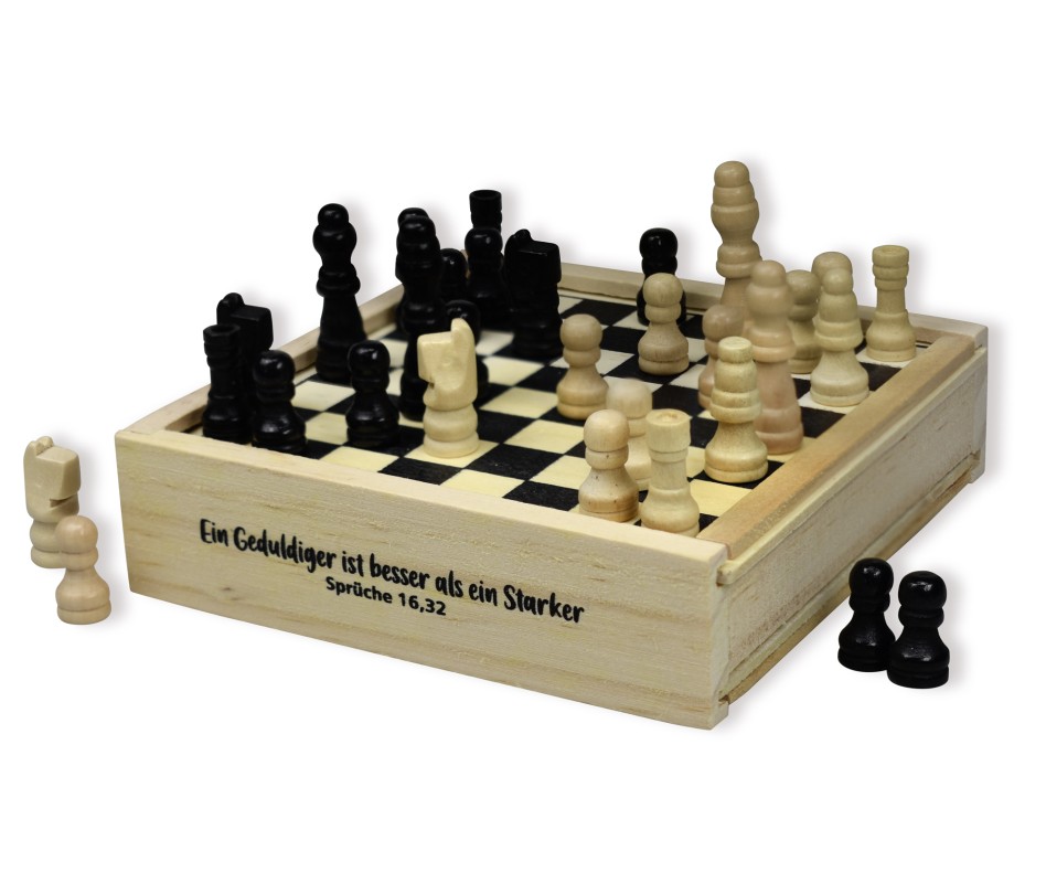 Spiele-Holzbox