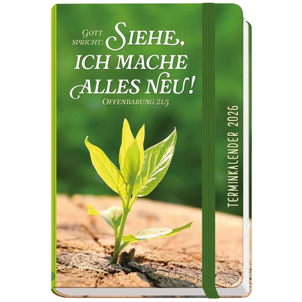Jahreslosung 2026 - Terminkalender Notice Maxi