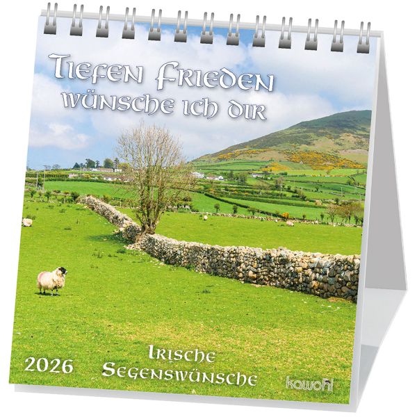 Tiefen Frieden wünsche ich dir 2026 - Aufstellkalender