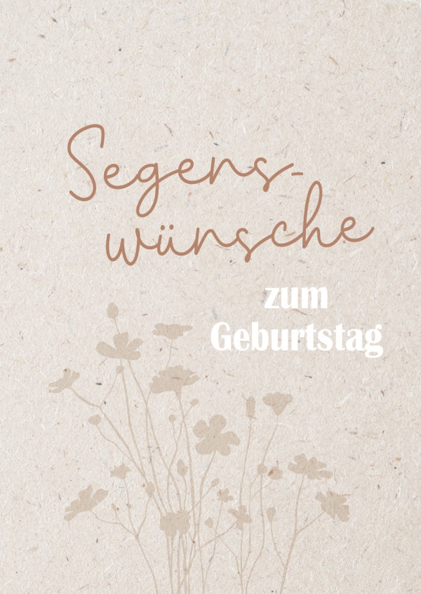 Postkarten "Segenswünsche zum Geburtstag" 12 Stk.