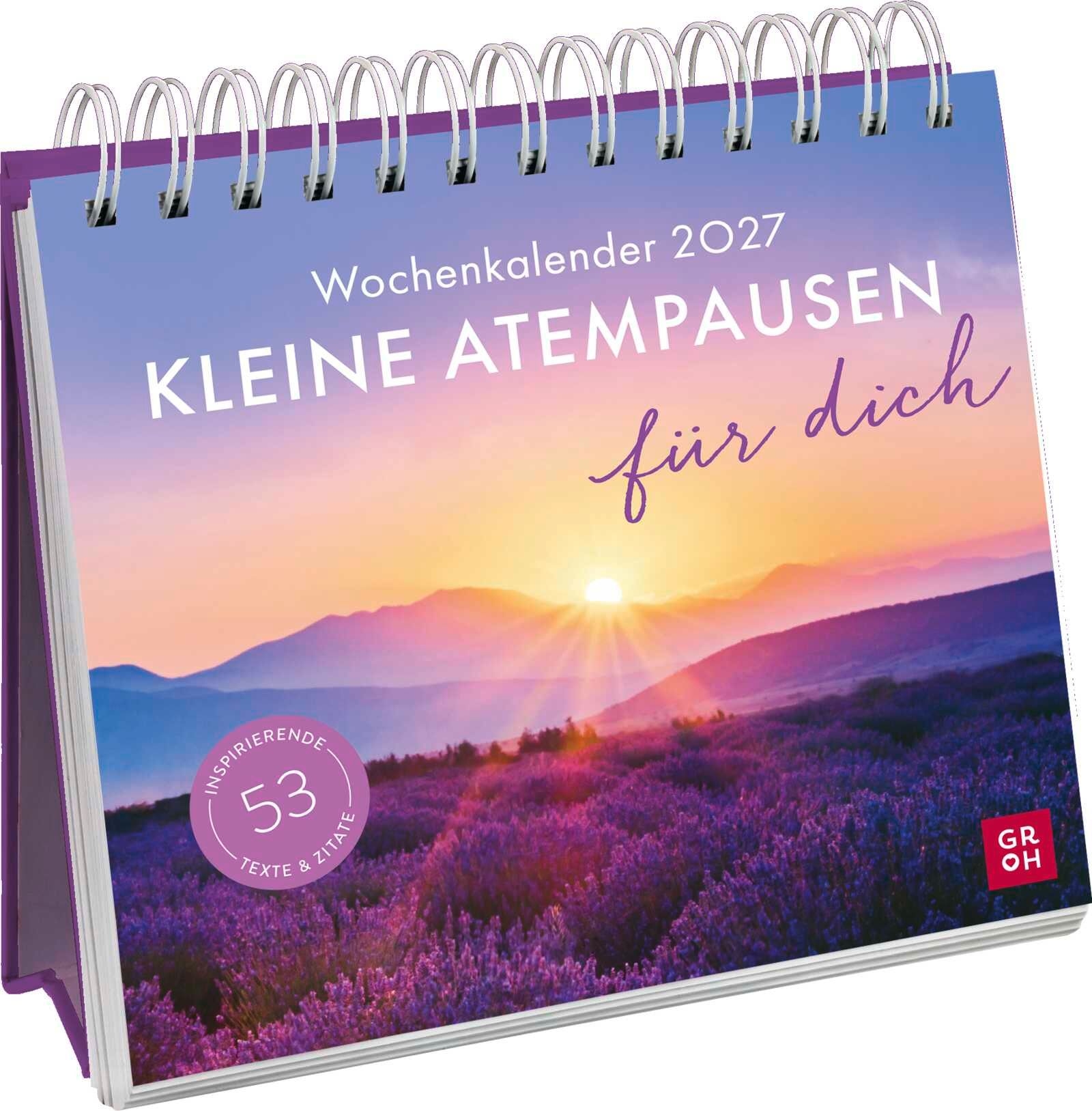 Kleine Atempause für dich 2027 - Wochenkalender