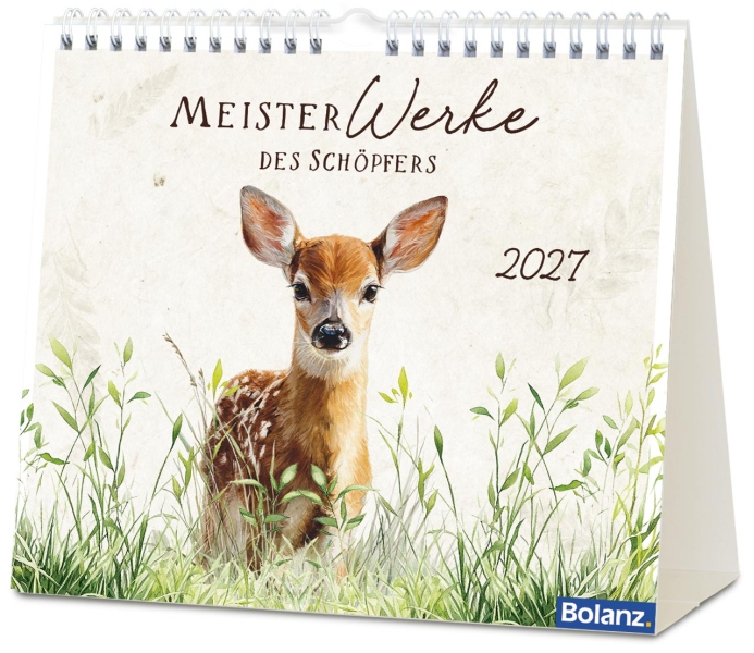 MeisterWerke des Schöpfers 2027 - Tischkalender