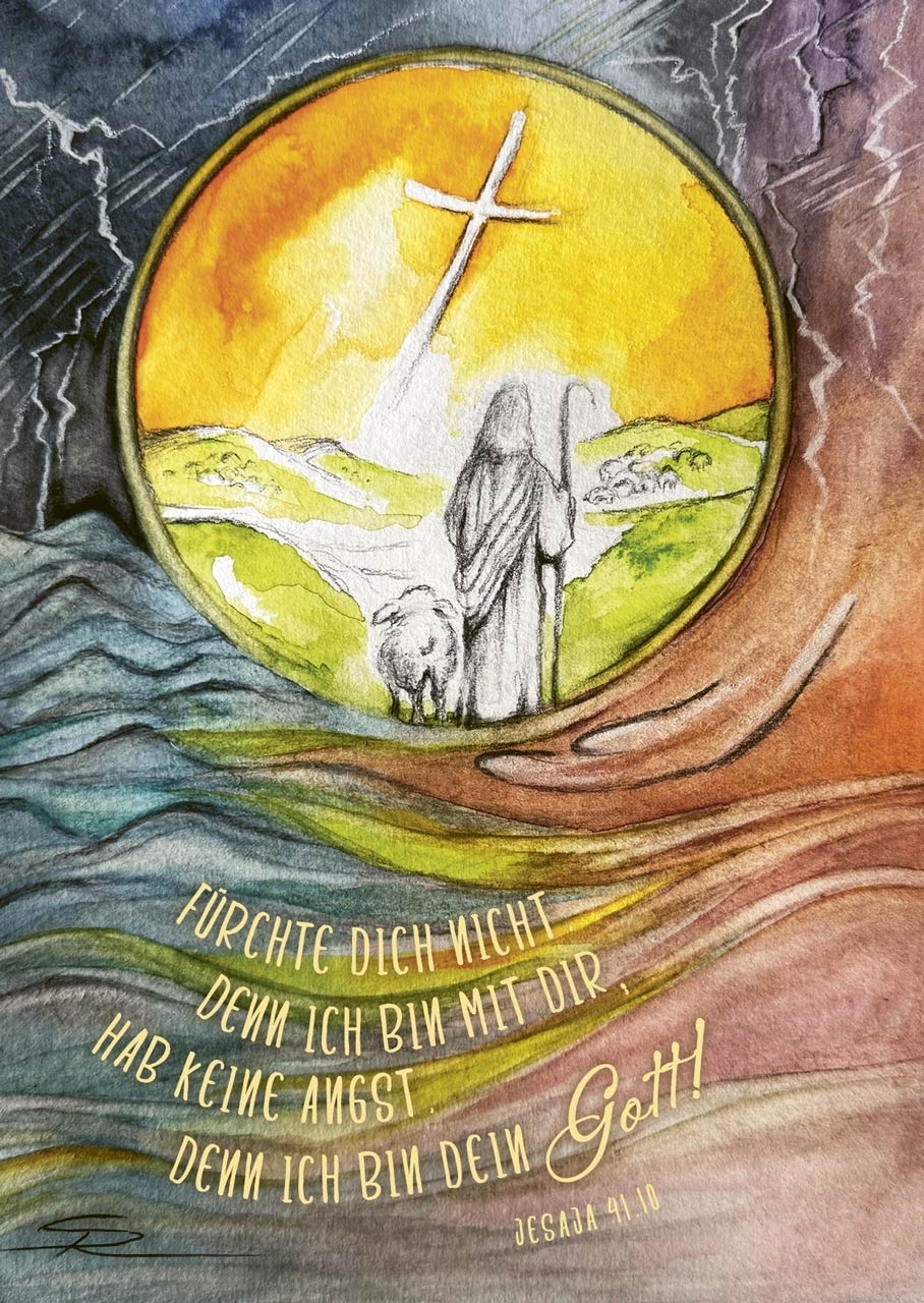 Jahreslosung 2027 - Poster A2 "Kunst"